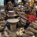 • Food items in the market