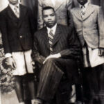 • Sir LP Odumegwu Ojukwu with nephew, Emmanuel and sons Joseph and Emeka