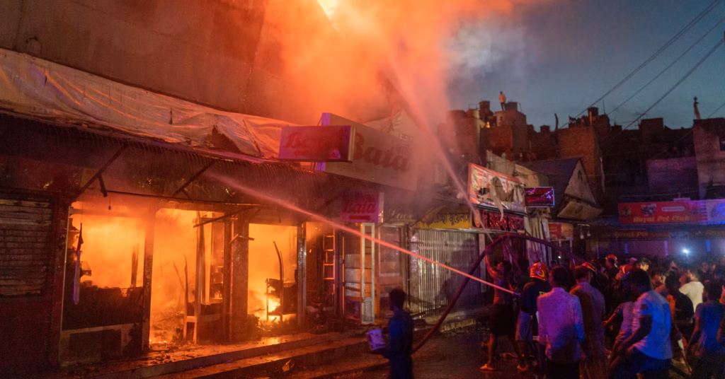 11 dead as fire destroys market in Indonesia