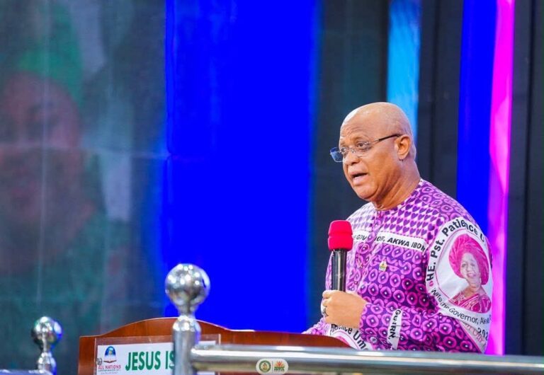 Akwa Ibom State Governor Pastor Umo Eno