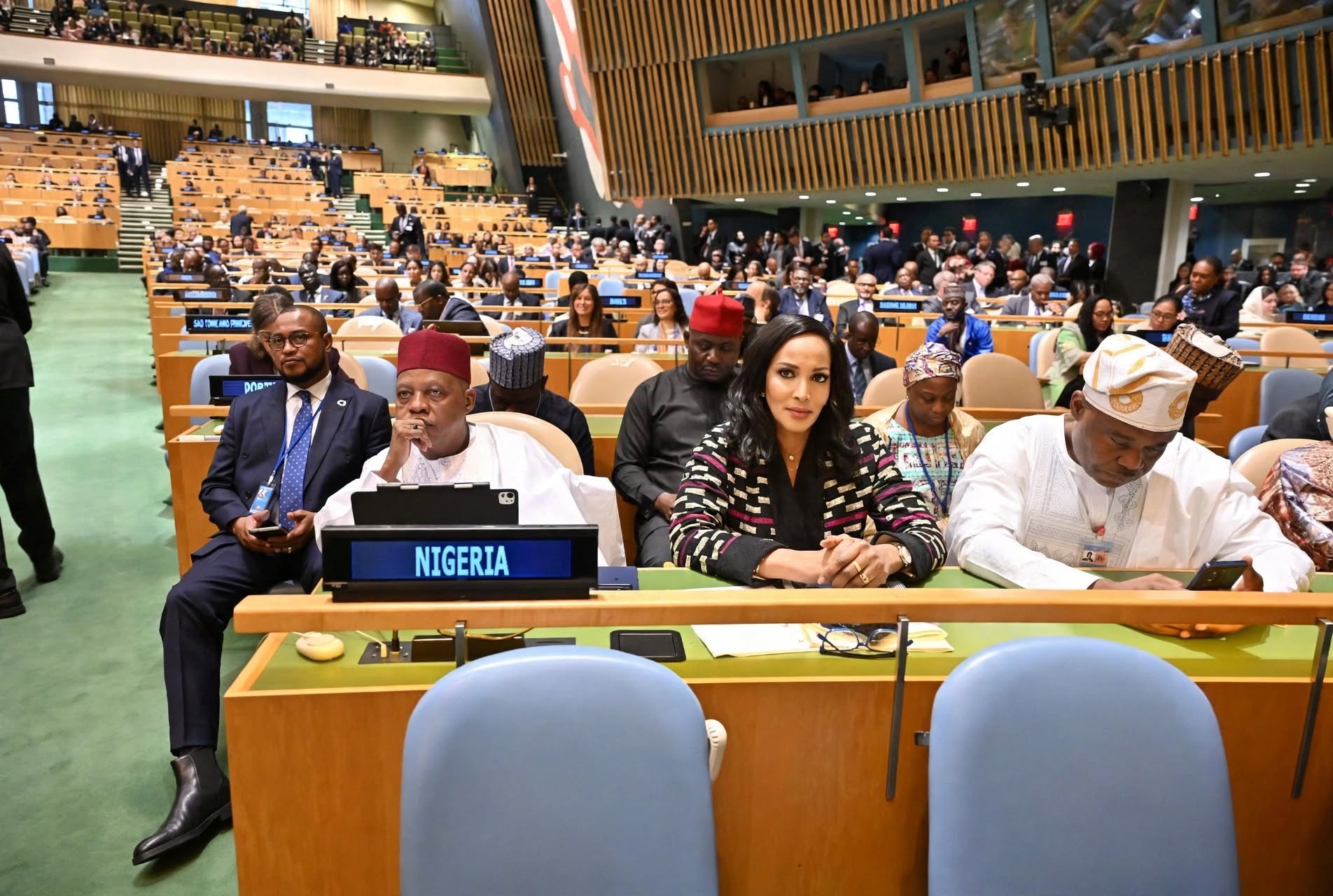 Minister of Foreign Affairs Bianca Odumegwu-Ojukwu