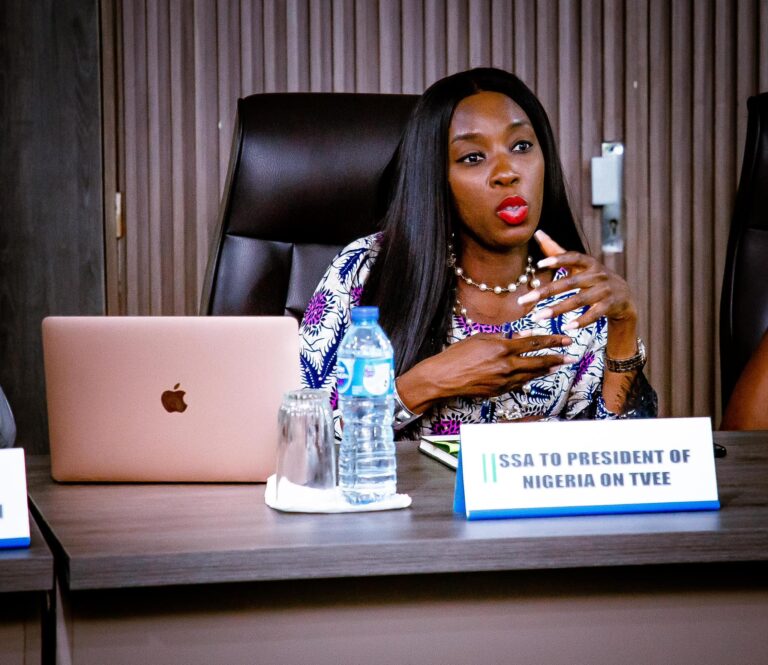 Dr Abiola Arogundade, Senior Special Assistant to the President on TVEE