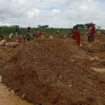 Artisanal miners at a mining site in Barkin-Ladi LGA of Plateau State