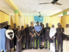 Babaseyi and students at the summit