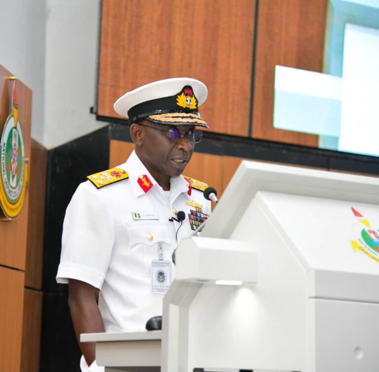 Chief of Naval Staff Vice Admiral I. Abbas