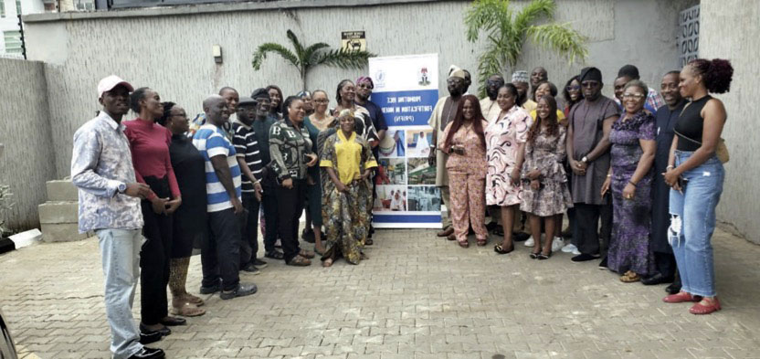 Cross section of journalists and stakeholders after the training