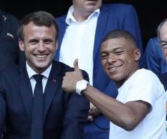 Mbappe and Macron