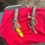 Guns allegedly recovered by police