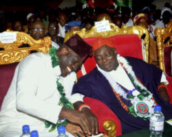 HRH, Onojie of Ekpoma and Ken Ihensekhien