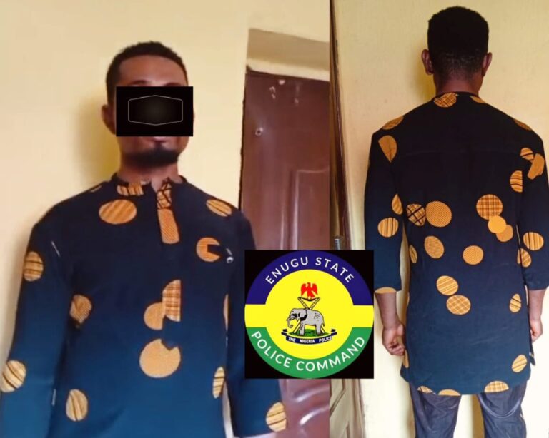 Enugu murder suspect, Okpara Chibuike Emmanuel