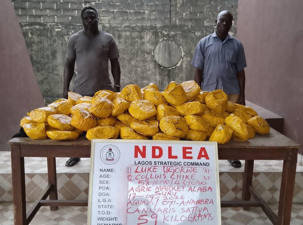 NDLEA seizes N3.4bn drugs, arrests fake police officer, teens with guns