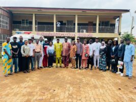 NANS leadership visit to Ogun State Polytechnic for Health, Ilese-Ijebu