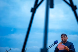 Minister of Power Joseph Tegbe