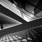 “Look Up” from the “What Eye See” black-and-white documentary series by Aduragbemi Okeyemi, 2025