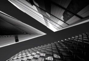 “Look Up” from the “What Eye See” black-and-white documentary series by Aduragbemi Okeyemi, 2025