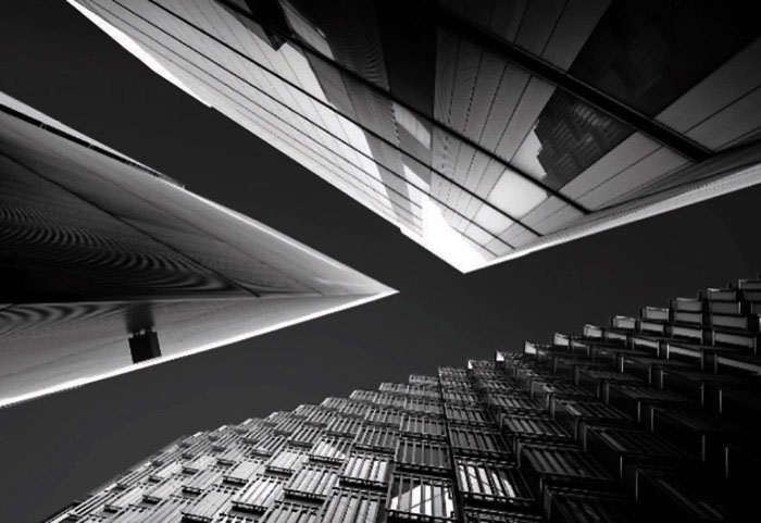 “Look Up” from the “What Eye See” black-and-white documentary series by Aduragbemi Okeyemi, 2025