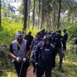Security operatives combing the bush for kidnappers