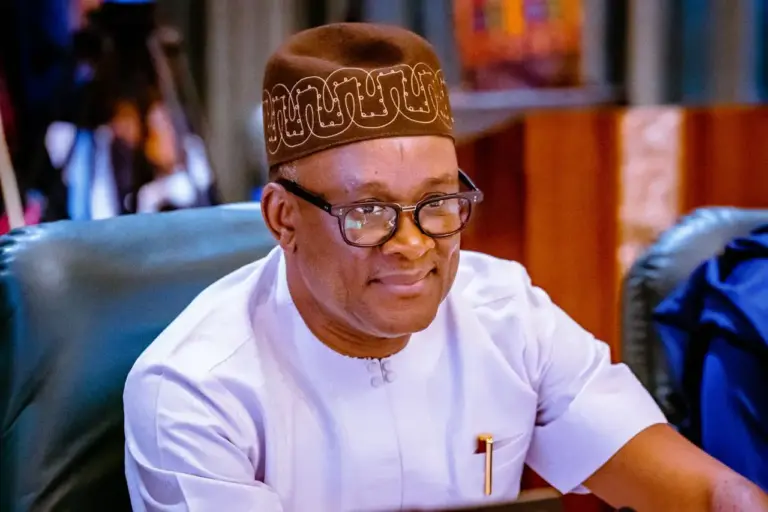 Minister of State for Industries, Senator John Enoh