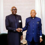 Vice President Kashim Shettima with the new President of the ECOWAS Commission, General Birame Diop (rtd.), during a meeting on the sidelines of UNGA 81 in New York, USA.