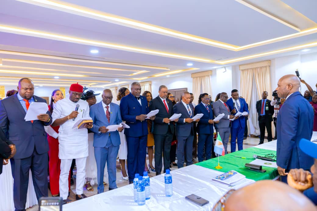 Mbah to 17 new LG council chairmen: No honeymoon, work to eradicate poverty