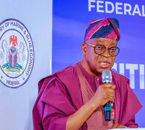 Minister of Marine and Blue Economy Adegboyega Oyetola