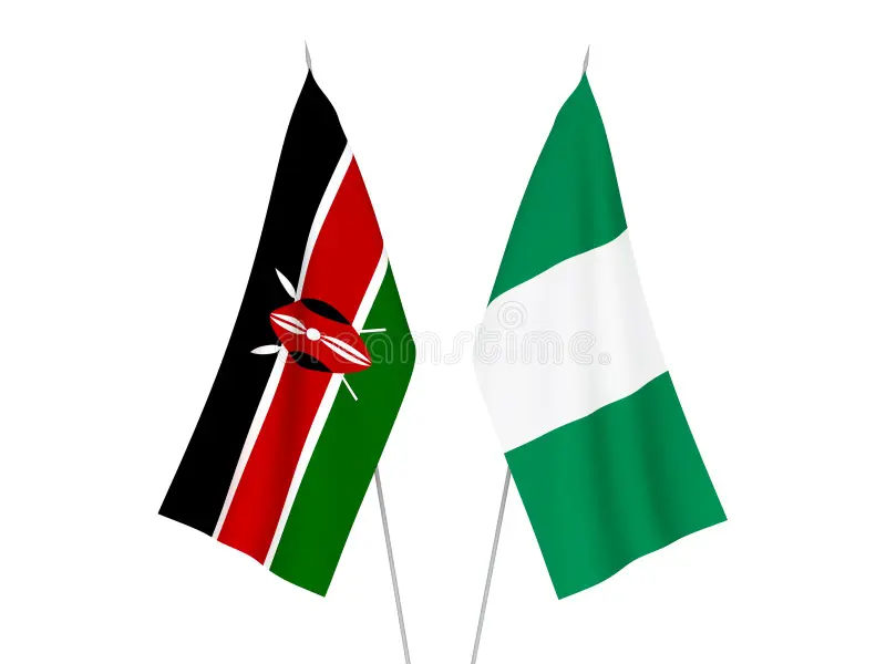 nigeria-kenya-flags-national-fabric-isolated-white-background-d-rendering-illustration-176011663