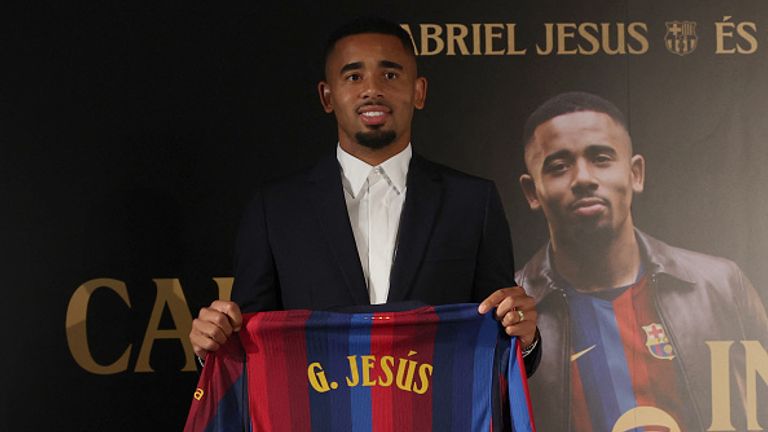 Gabriel Jesus eyes UCL with Barcelona