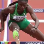 Tobi Amusan finishes second at Athos, London