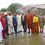 House  members inspecting the erosion site at Anansa after the plenary