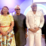 L-R: Company Secretary, Lasaco Assurance Plc, Mrs. Gertrude Olutekunbi; Director, Fola Tinubu; Director, Omolola Bolusire; Director, Biodun Dosunmu; Chairman, Mr. Babatunde Dabiri; Managing Director, Ademoye Shobo; and Non-Executive Director, Mr. Adeyemi Adefarakan, at the 46th Annual General Meeting (AGM) in Lagos recently