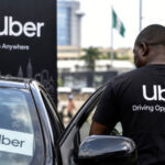 •An Uber driver in Lagos.