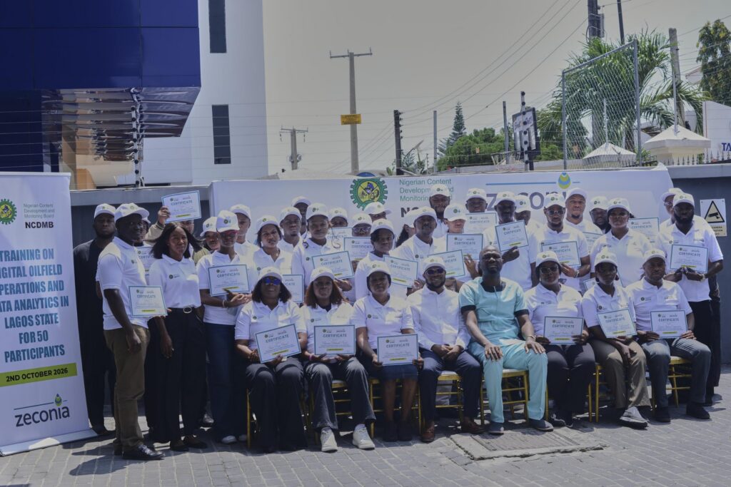 NCDMB, Zeconia Global train 50 in digital oilfield operation and data analytics in Lagos