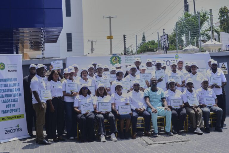NCDMB, Zeconia Global train 50 in digital oilfield operation and data analytics in Lagos