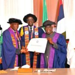 Tinubu tasks medical experts on brain drain as WACP honours him with rare fellowship