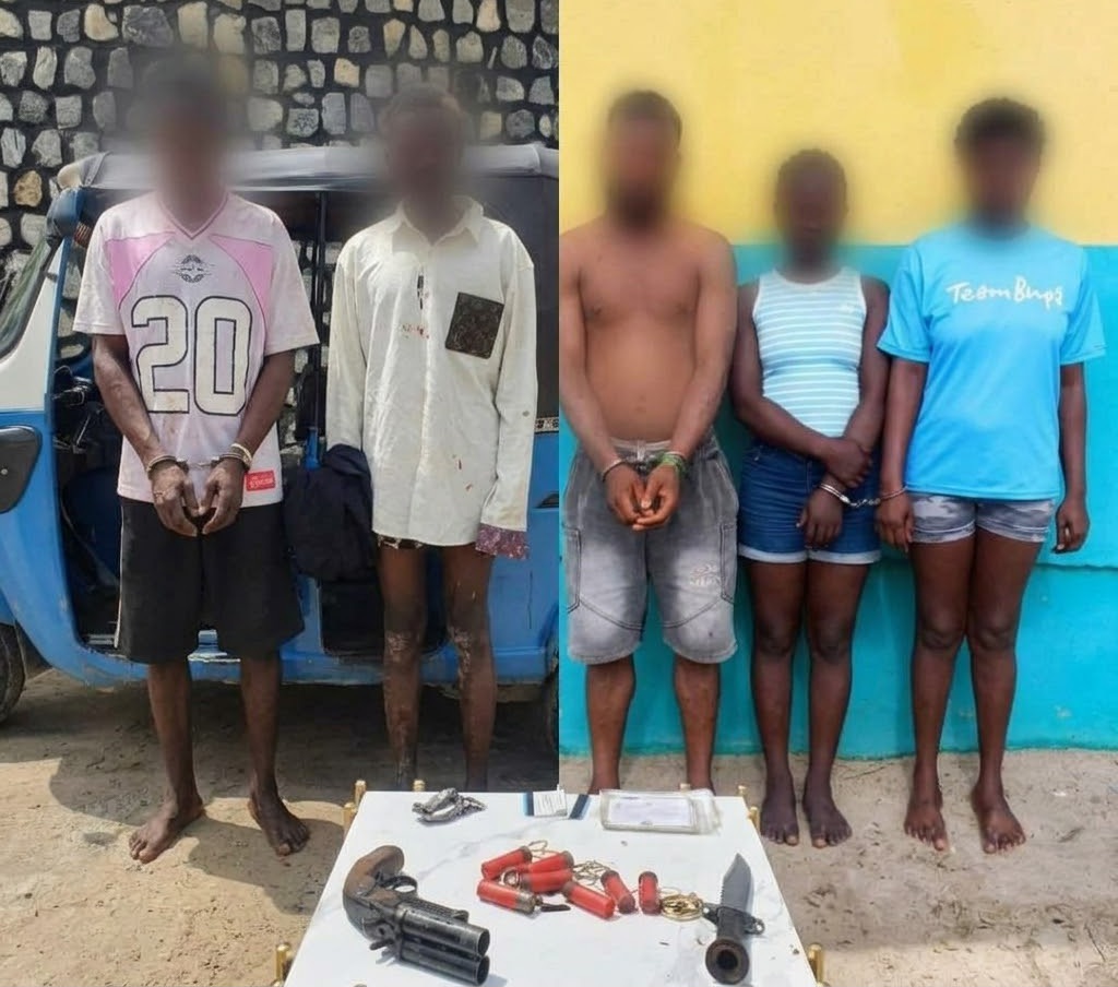 Delta police arrest armed robbery suspects