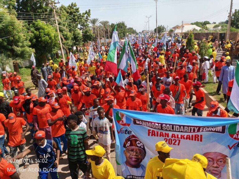 Massive turn-out as pro-Tinubu, Namadi rally holds in Dutse