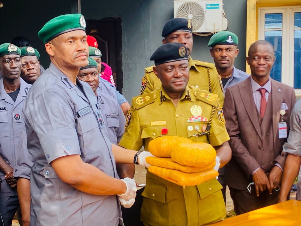 Ogun: Customs seizes military camouflage caps, 27,831 unregistered drugs, other contraband