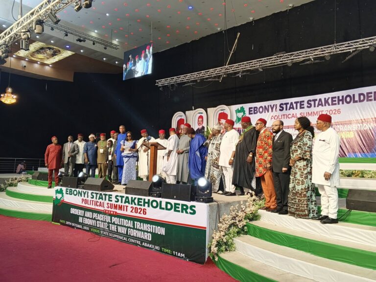 Ebonyi State Leaders and Stakeholders' Political Summit