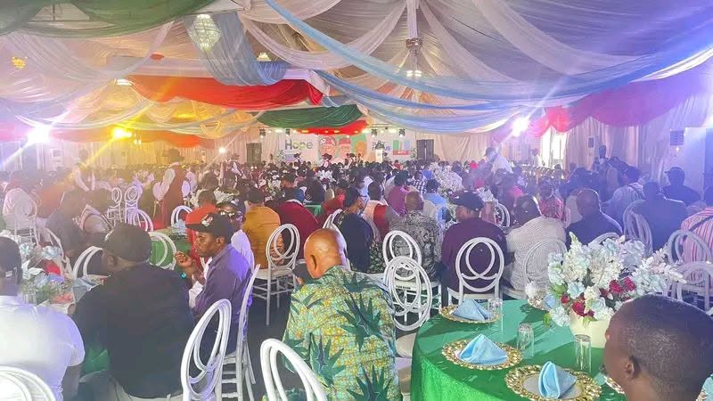 Akwa Ibom: Renewed Hope supporters mobilise massive votes for re-election of Tinubu, Akpabio, Eno in 2027