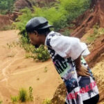 A deep gully at the Okwu community.