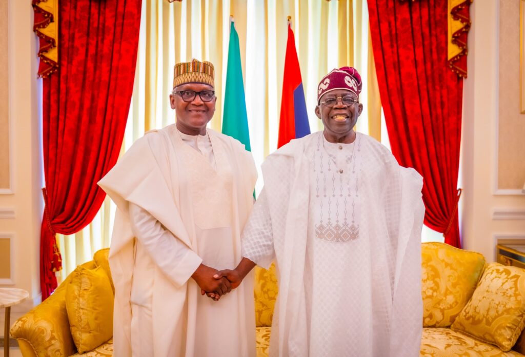Tinubu says Dangote Group performs excellently in driving economy