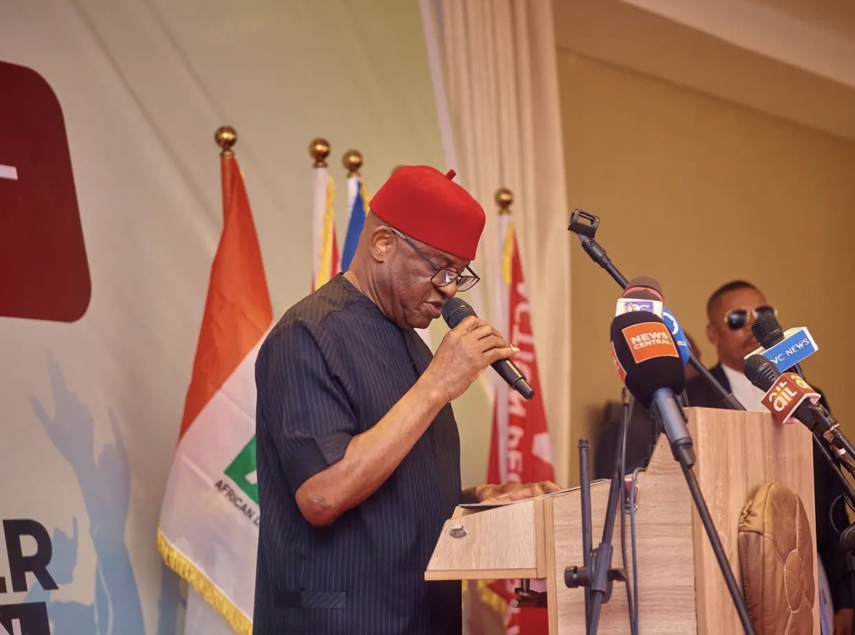 National Chairman of the African Democratic Congress (ADC), David Mark