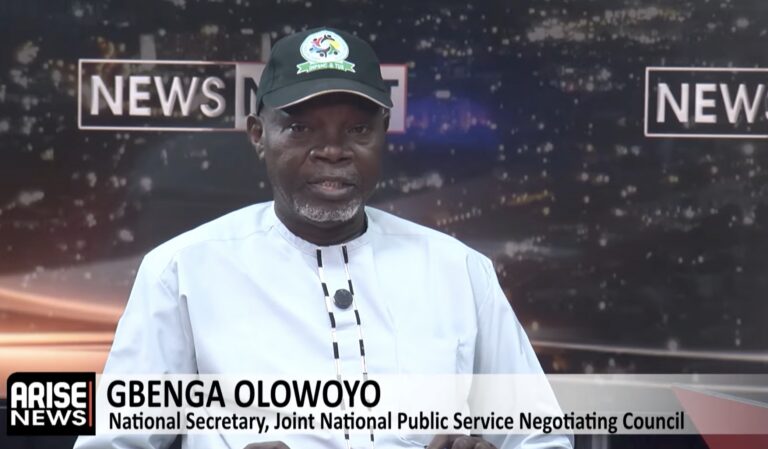 National Secretary of the Joint National Public Service Negotiating Council (JNPSNC), Gbenga Olowoyo