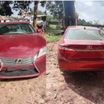 Stolen Lexus 350 saloon car