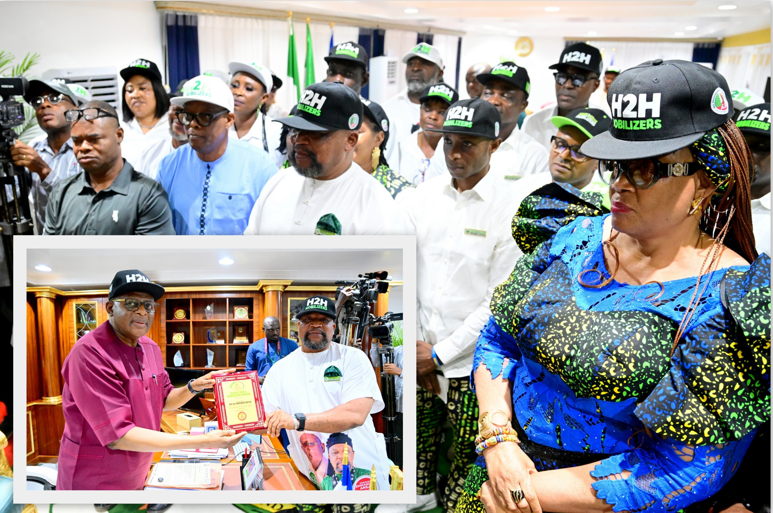 House to House Support Group inducts Gov Otu as patron
