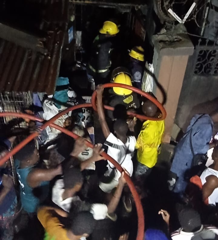 Lagos fire incident at Itire