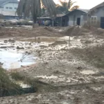 Area affected by the gas explosion in Aleto community, Eleme LGA, Rivers State on Thursday. Photo: Dennis Naku