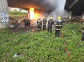 Otedola Bridge tanker fire
