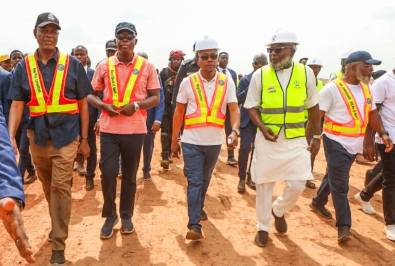 Kogi governor inspects airport project, says Tinubu's support driving development at subnational level