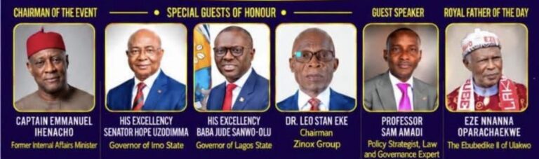 Uzodimma, Leo Stan-Ekeh, Iheanacho to attend Owerri cultural festival in Lagos